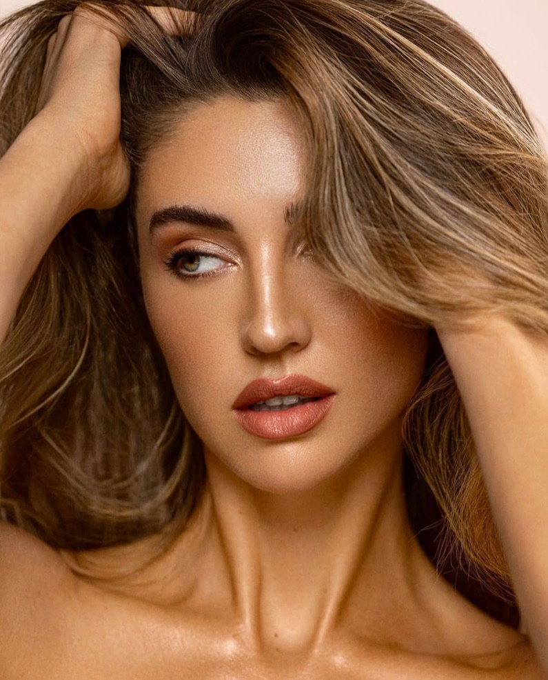 Editorial beauty portrait by Kat of LA
