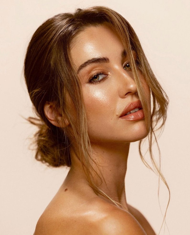 Editorial hair and makeup portrait by Kat of LA